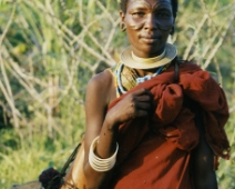 tazania015 Kvinna ur Barabaig stammen.
