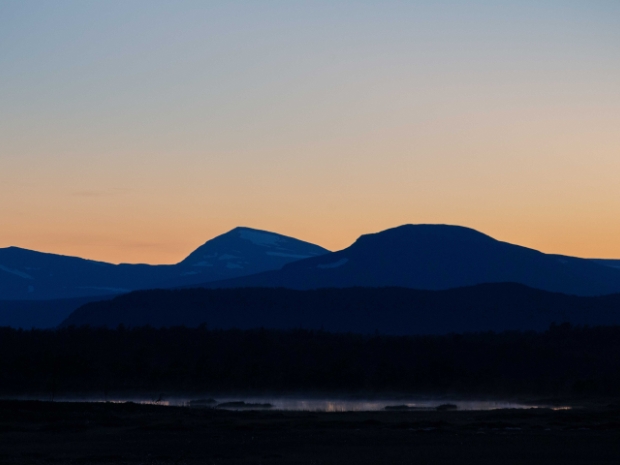 Sommarnatt i Härjedalen Sweden